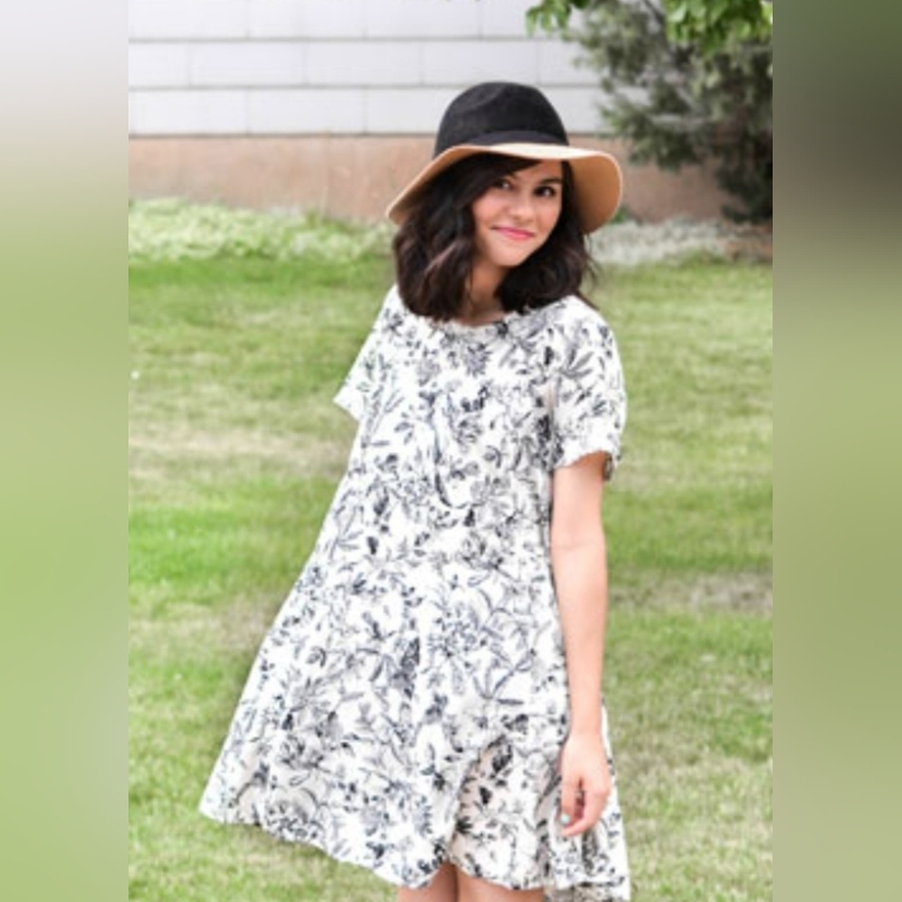 Lush Floral Print Dress